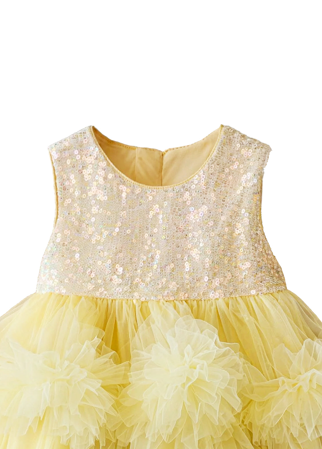 Girl Sequin Tulle Party Dress