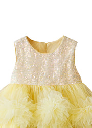 Girl Sequin Tulle Party Dress