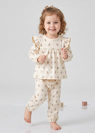 Baby Bamboo Blend Floral Top & Pants Set