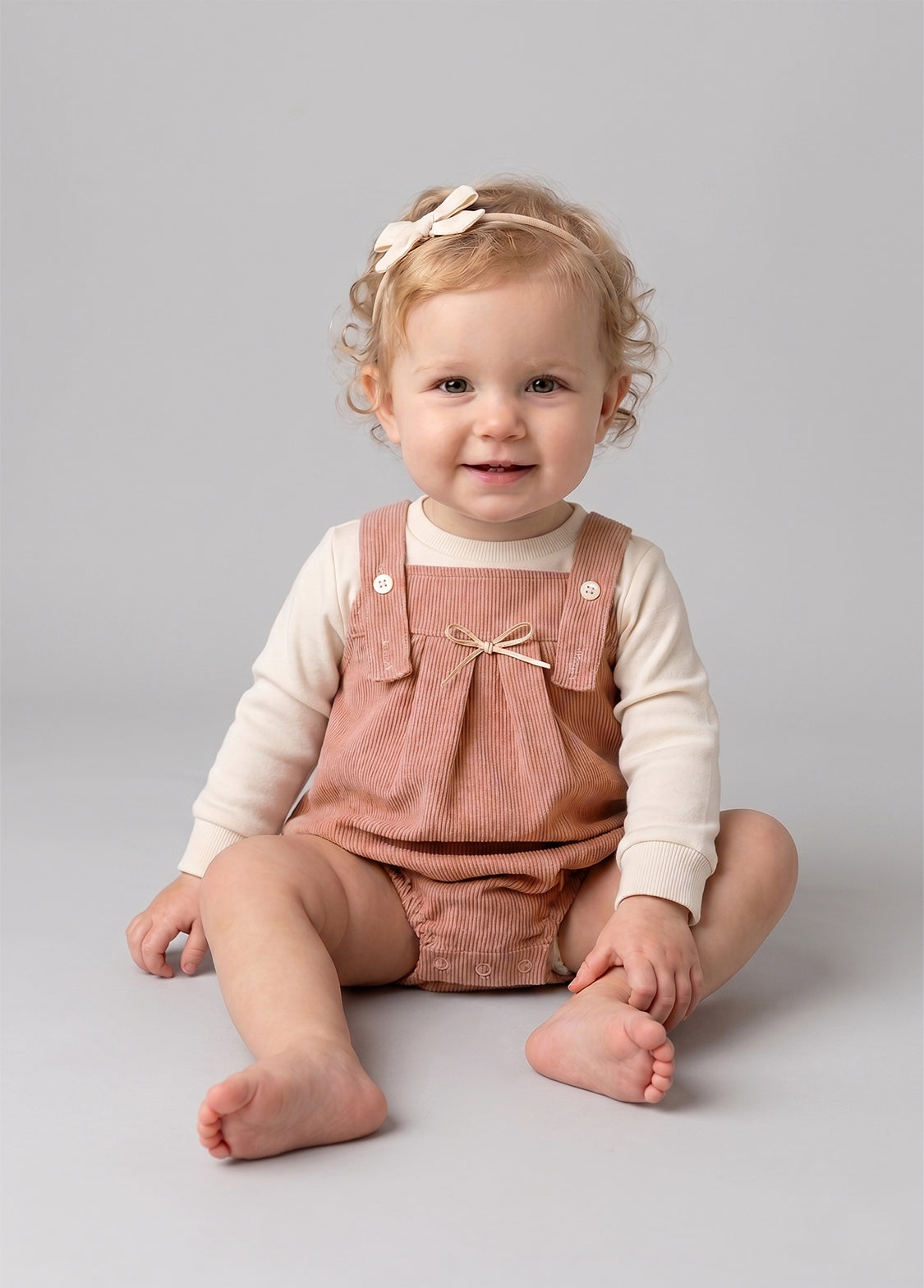 Baby Girl Cute Bowknot Romper