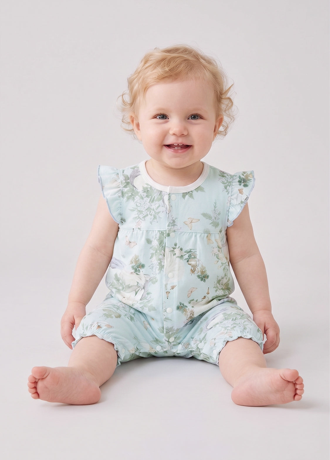 Baby Bamboo Blend Flutter Romper