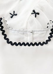 Girl Soft Cotton Bow Detail Dress