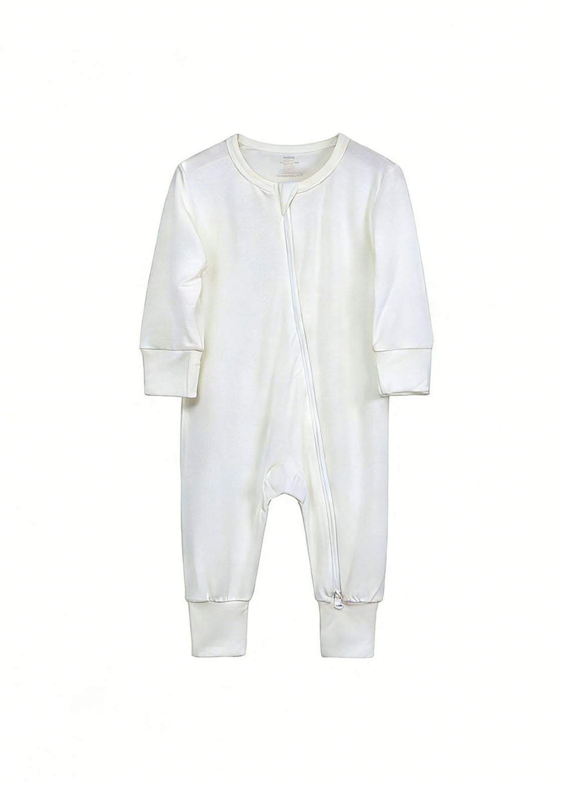Baby Bamboo-Blend Zip-Front One-Piece Romper