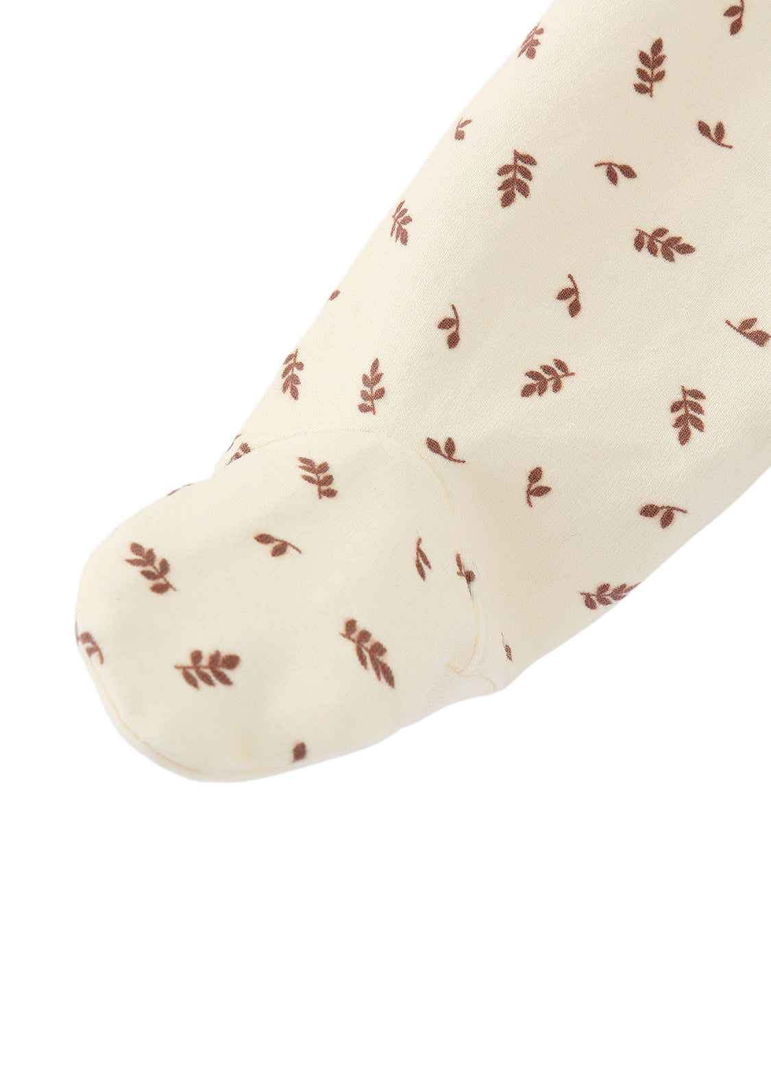 Baby All-Over Leaf Print Footed One-Piece