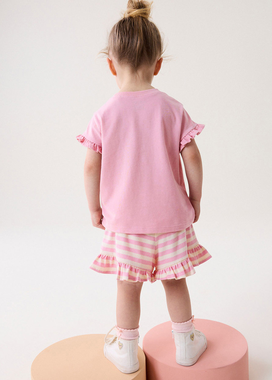 Girls Cotton Bunny Two-Piece Set