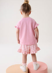 Girls Cotton Bunny Two-Piece Set