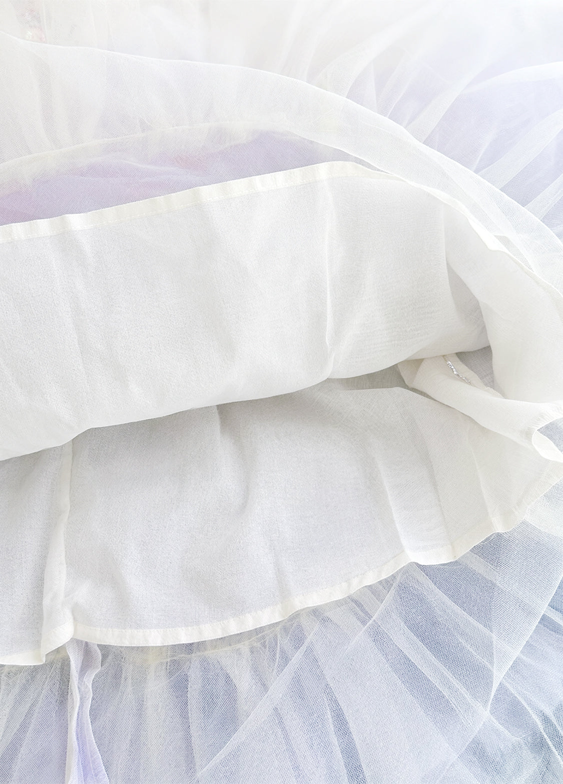 Kids Girl's Rainbow Mesh Lolita Princess Dress