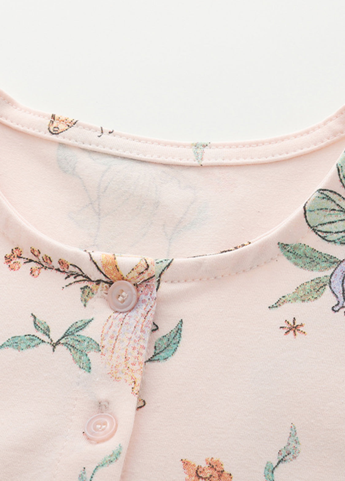 Girl Sweet Cartoon Print Short-sleeved Dress