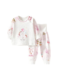Baby Bamboo-Blend Printed Long Sleeve Lounge Set