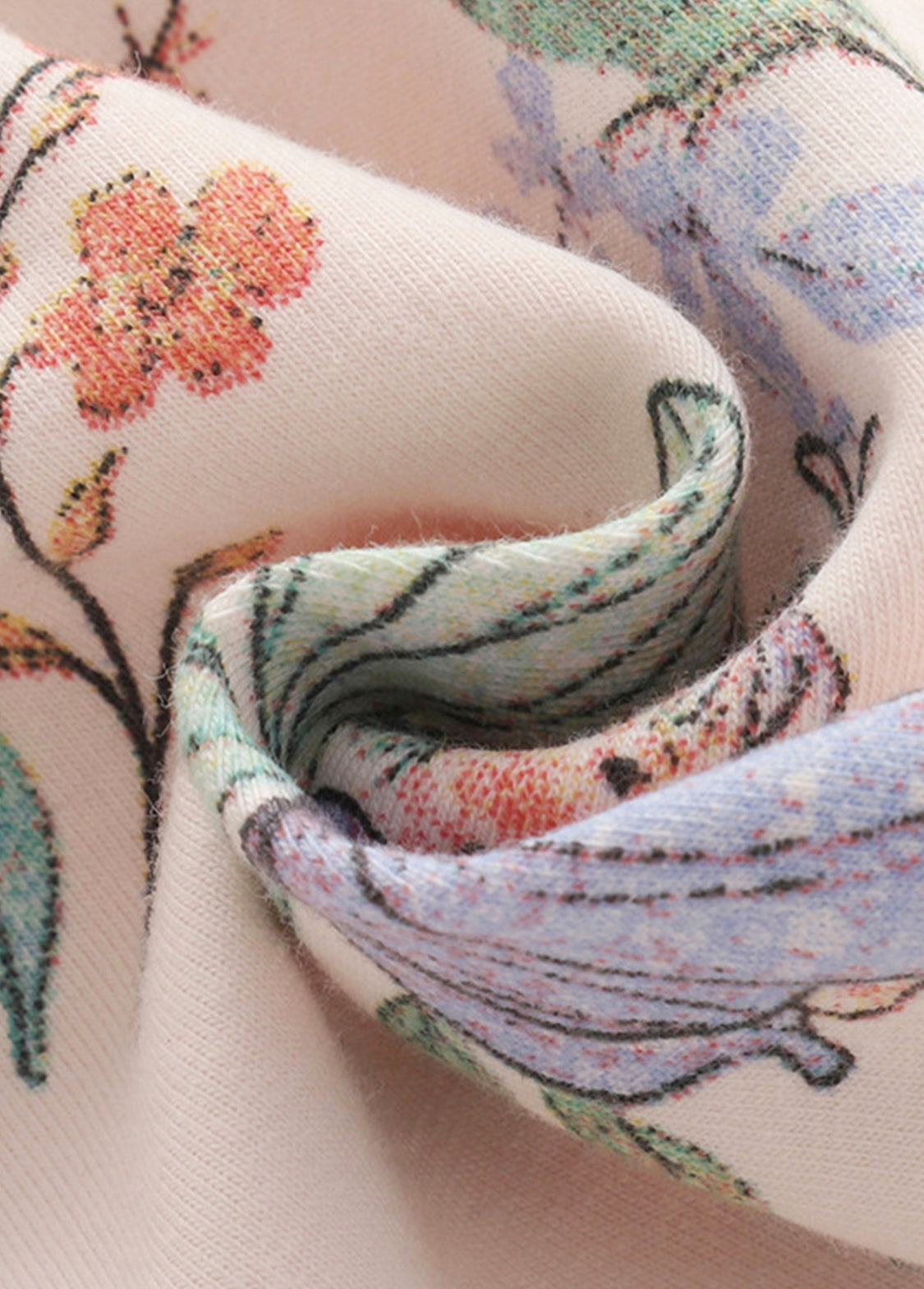 Girl Sweet Cartoon Print Short-sleeved Dress