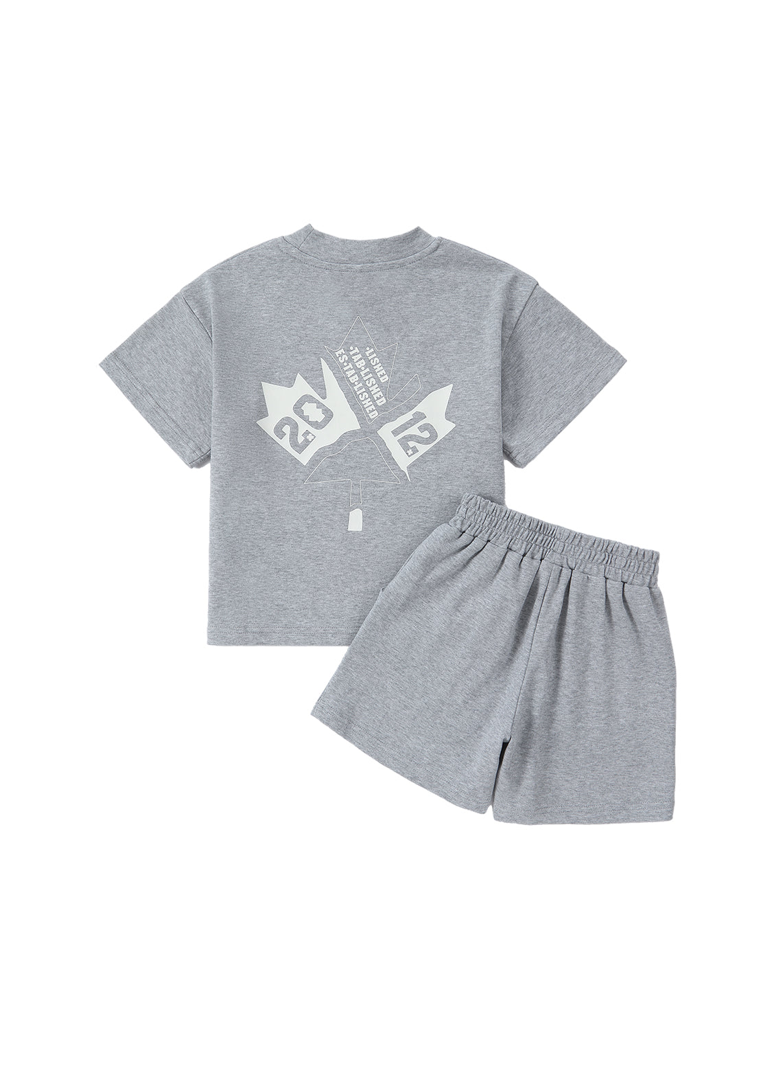Boys Logo Cotton Stretch Two-Piece Set