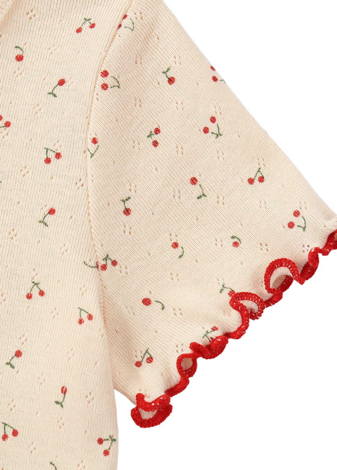 Baby Girl's Pure Cotton Short-Sleeve Loungewear Set