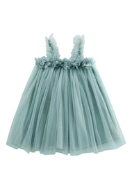 Girls' Sweet Mesh Princess Dress