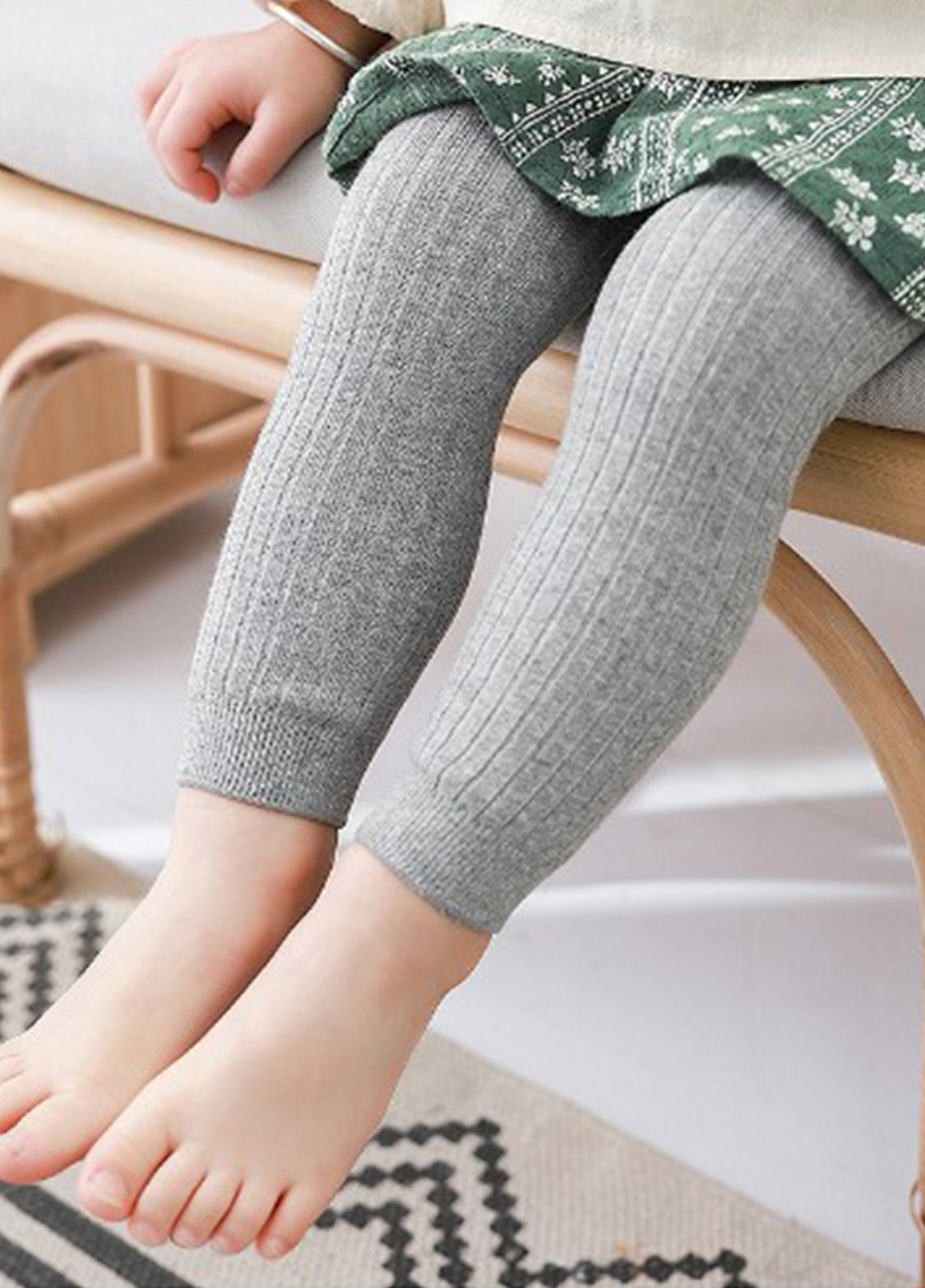 Girls Casual High-elasticity Multi-color Leggings