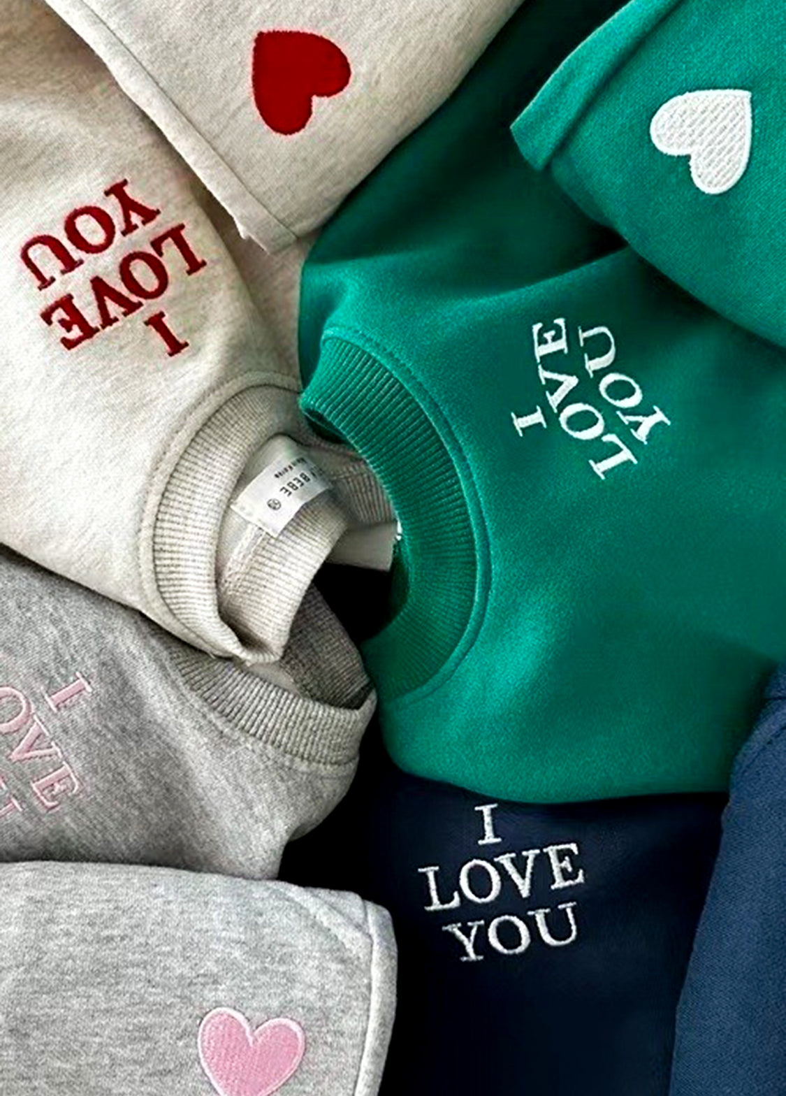 Kids Casual Sports Letter Embroidered Sweatshirt Set