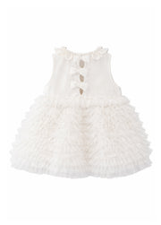 Girls Ruffle Tulle Party Dress