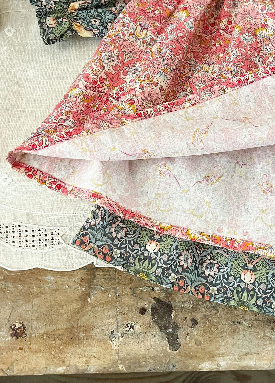 Girls Sweet Floral Dollar Collar Dress