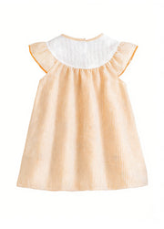 Girls Cartoon Carrot Cotton Dress
