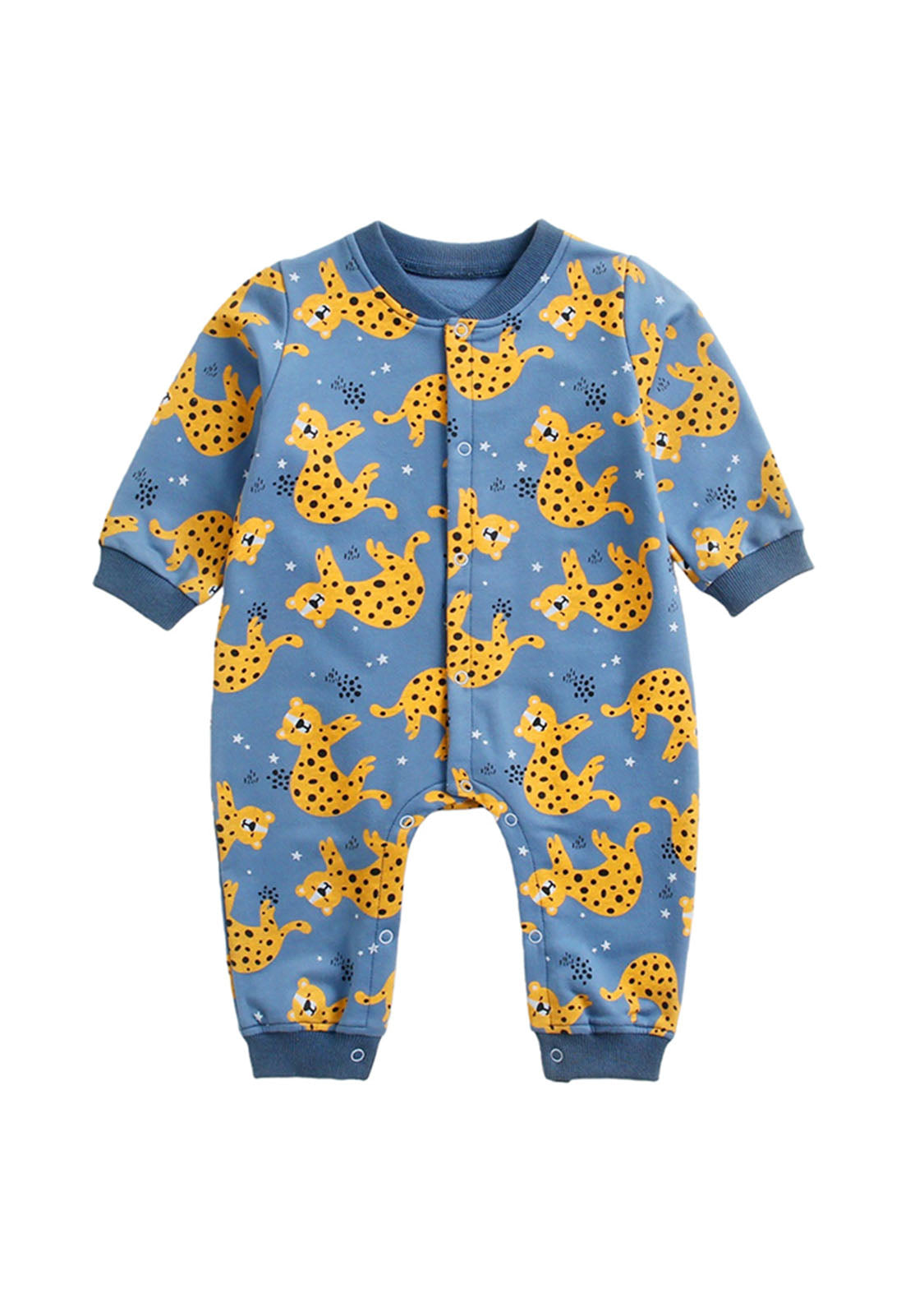 Baby Cute Cotton Printed Long-sleeved Romper