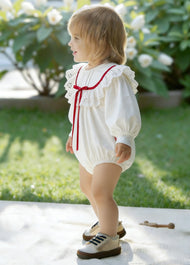 Baby Girls Sweet Lace Ruffle Romper