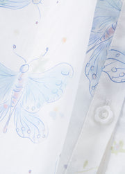 Girls Butterfly Print Cotton Dress