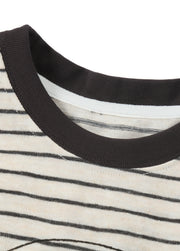 Boys Striped Cotton Two-Piece Set