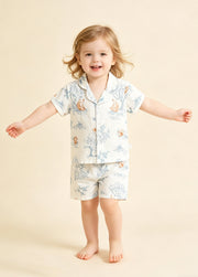Softest Baby Girl Bamboo Summer Set | Lightweight 2-Piece Short Sleeve Outfit