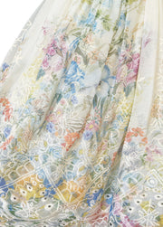 Girls' Floral Spaghetti-Strap Dress