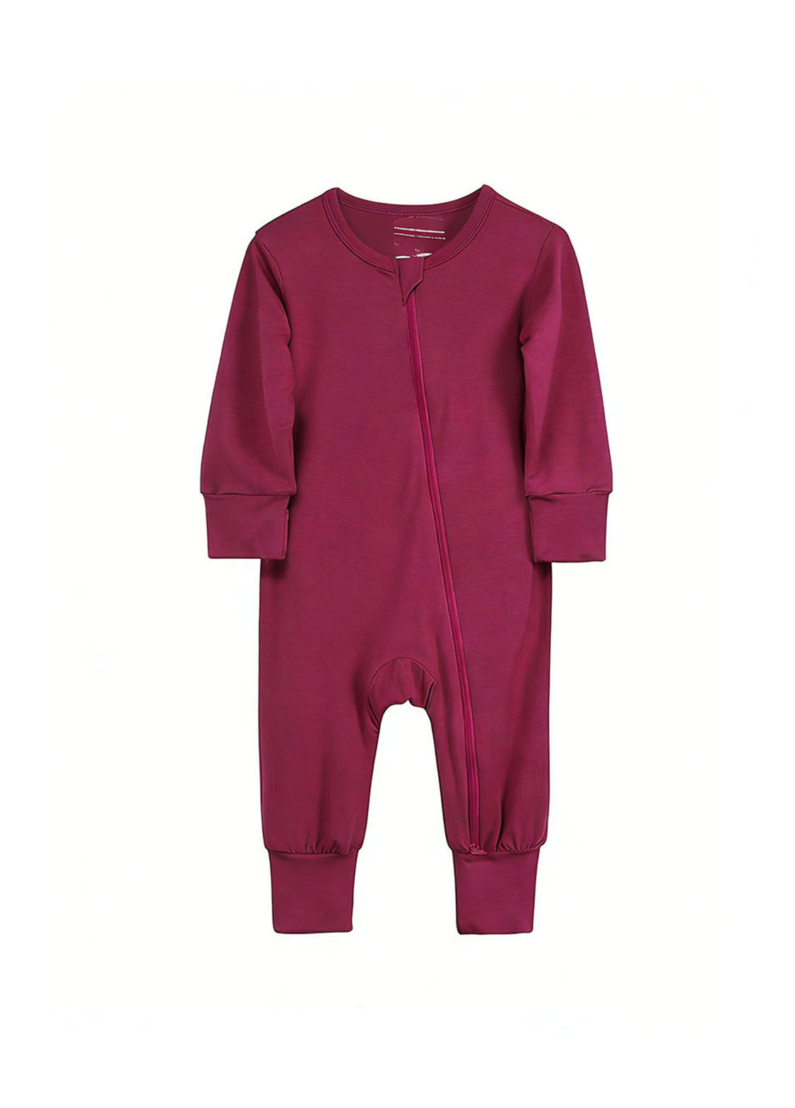 Baby Bamboo-Blend Zip-Front One-Piece Romper