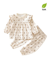 Baby Bamboo Blend Floral Top & Pants Set