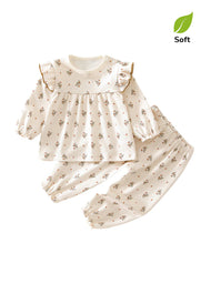 Baby Bamboo Blend Floral Top & Pants Set