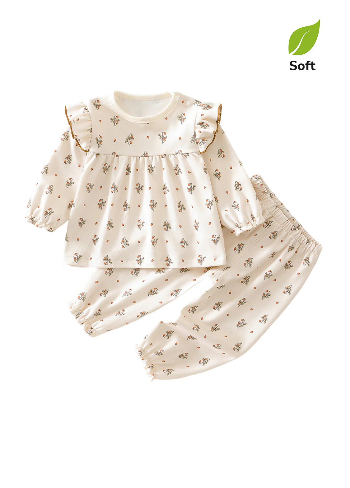 Baby Bamboo Blend Floral Top & Pants Set