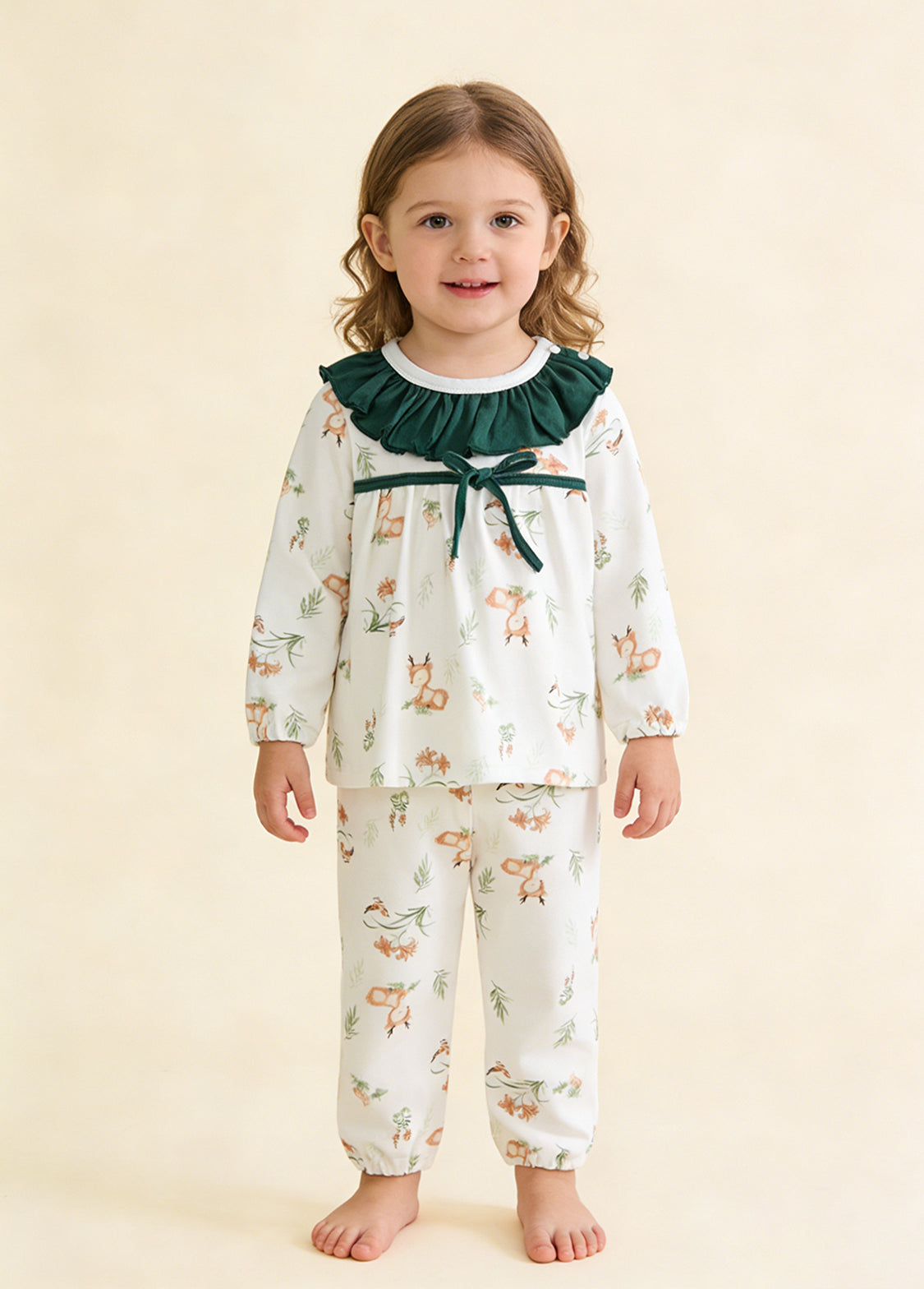 Baby Bamboo Blend Forest Print Top & Pants Set