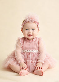 Baby Girl Sweet For Mesh Princess Romper