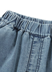 Boys Denim & Cotton Three-Piece Set