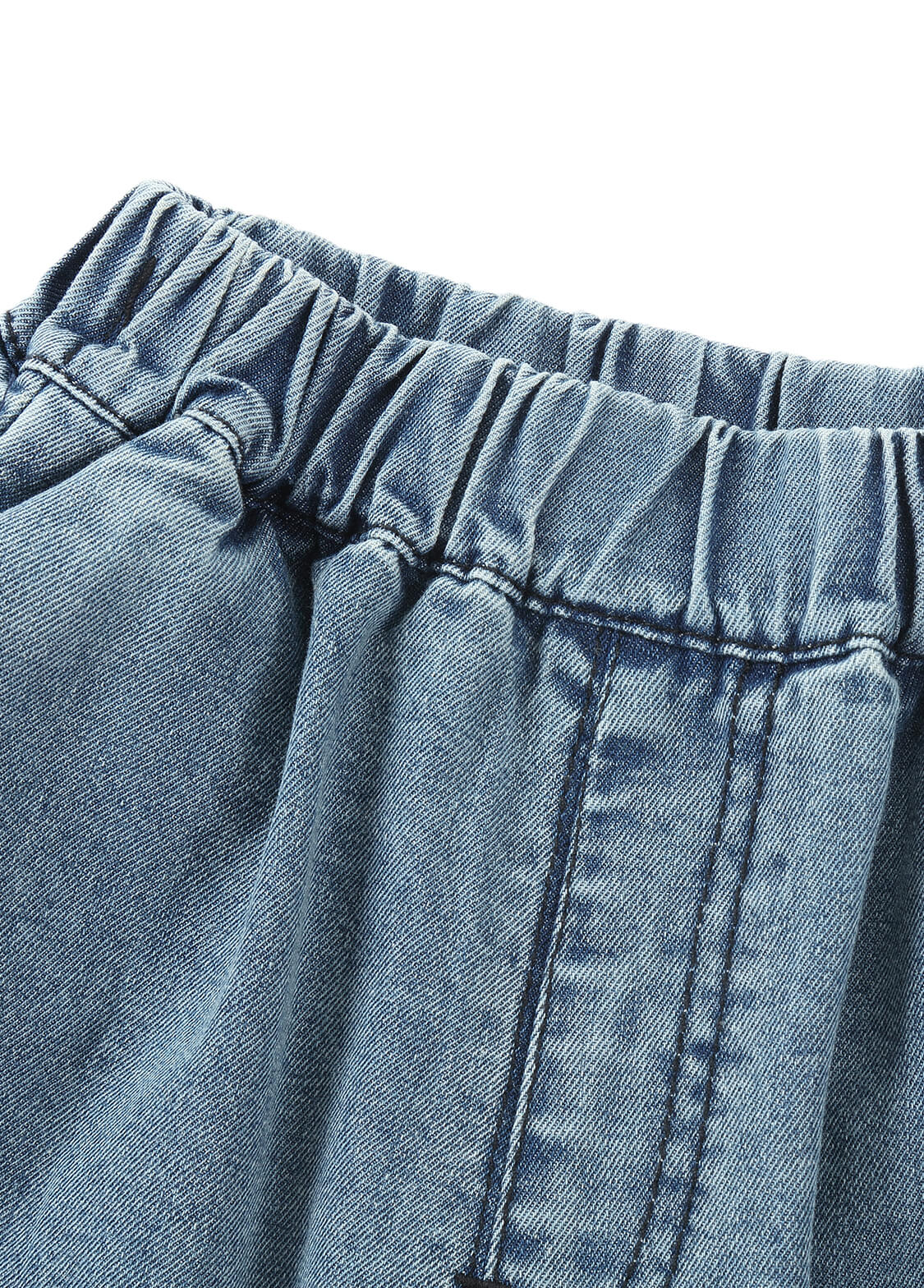 Boys Denim & Cotton Three-Piece Set