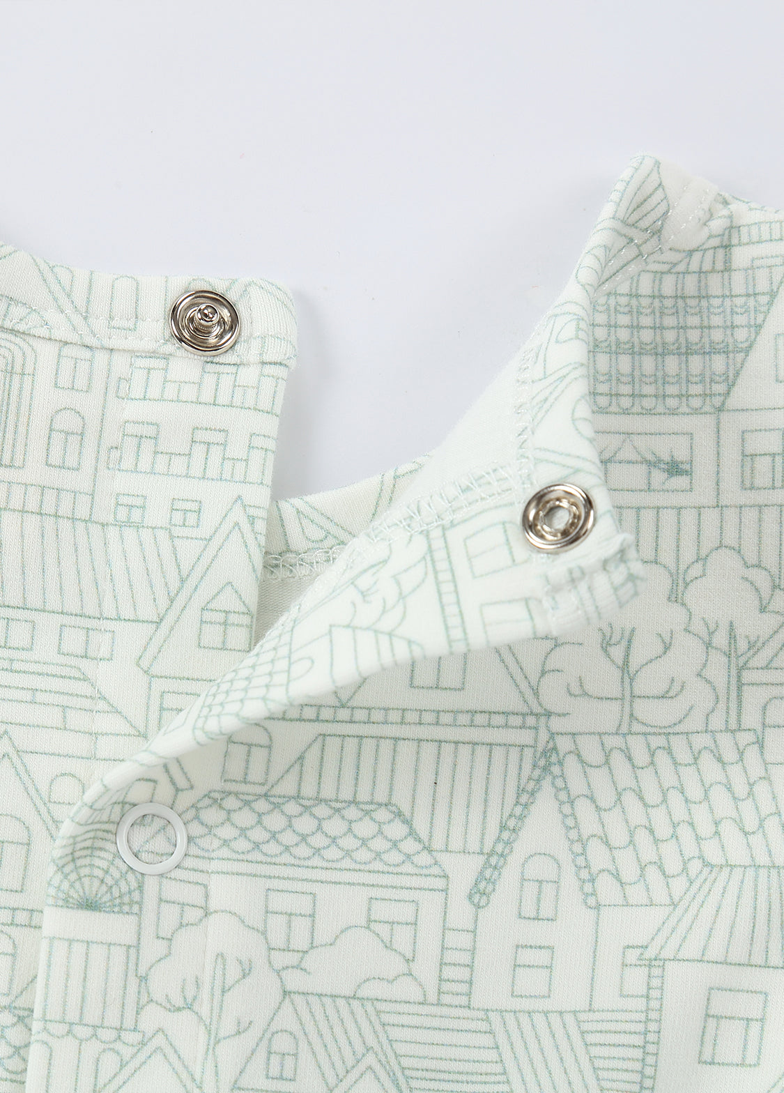 Baby Printed Stretch Footed One-Piece