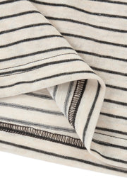 Boys Striped Cotton Two-Piece Set