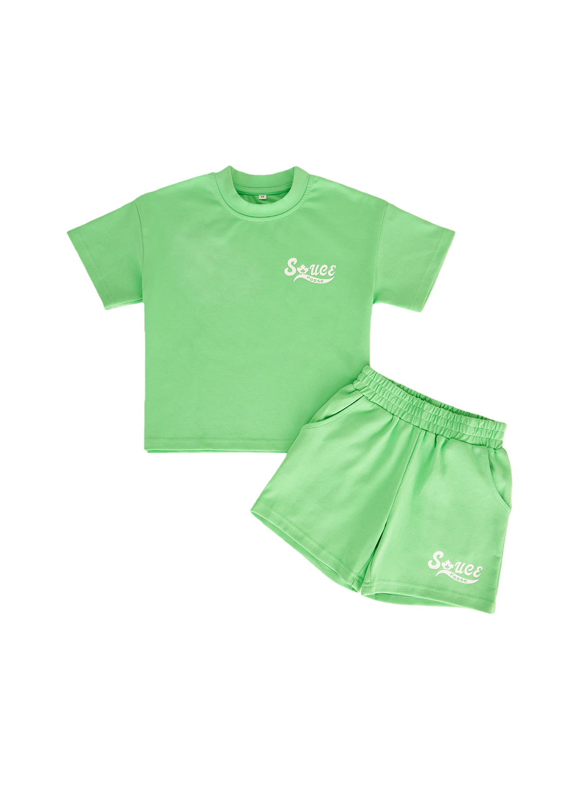 Boys Logo Cotton Stretch Two-Piece Set