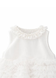 Girls Ruffle Tulle Party Dress