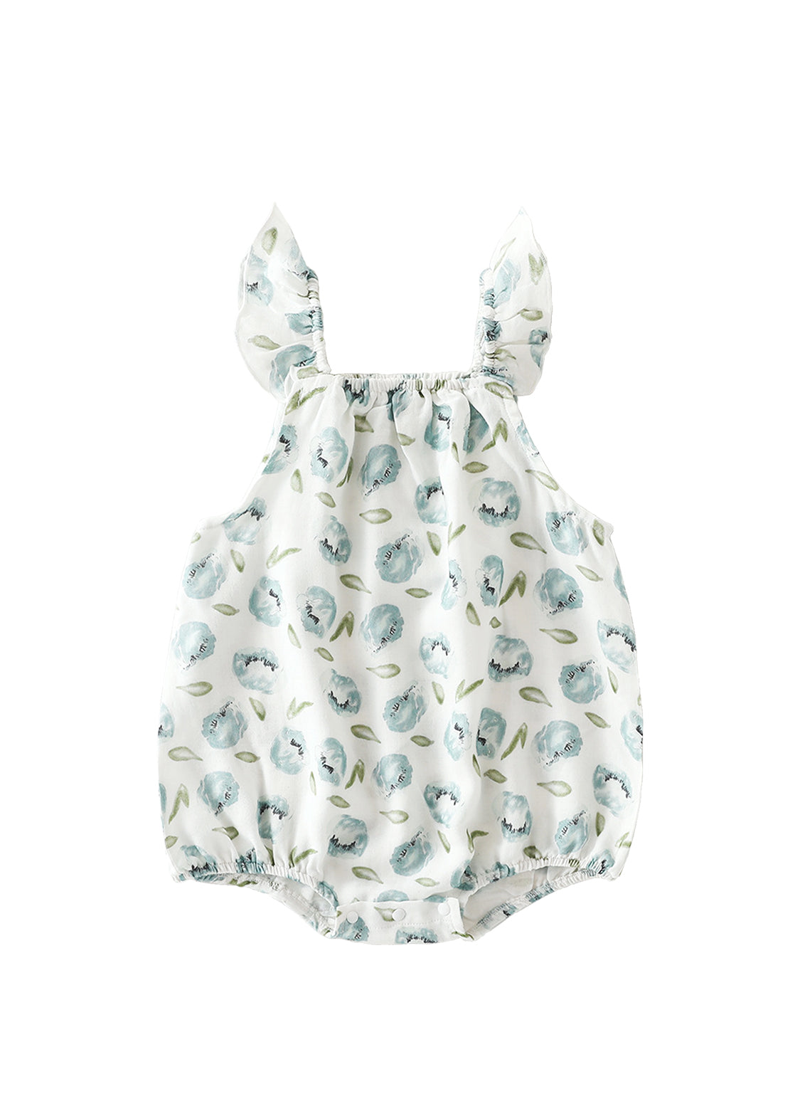 Baby Sleeveless Romper — Cute Printed Vest-Style Jumpsuit