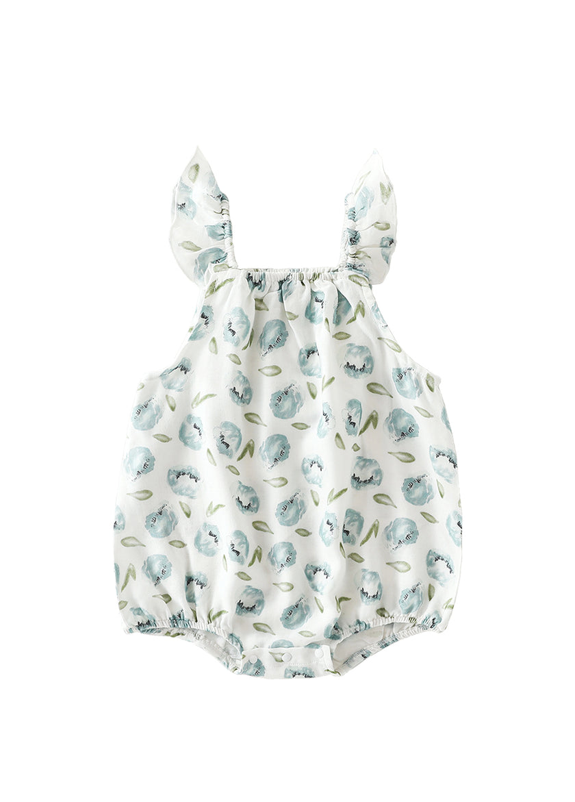 Baby Sleeveless Romper — Cute Printed Vest-Style Jumpsuit
