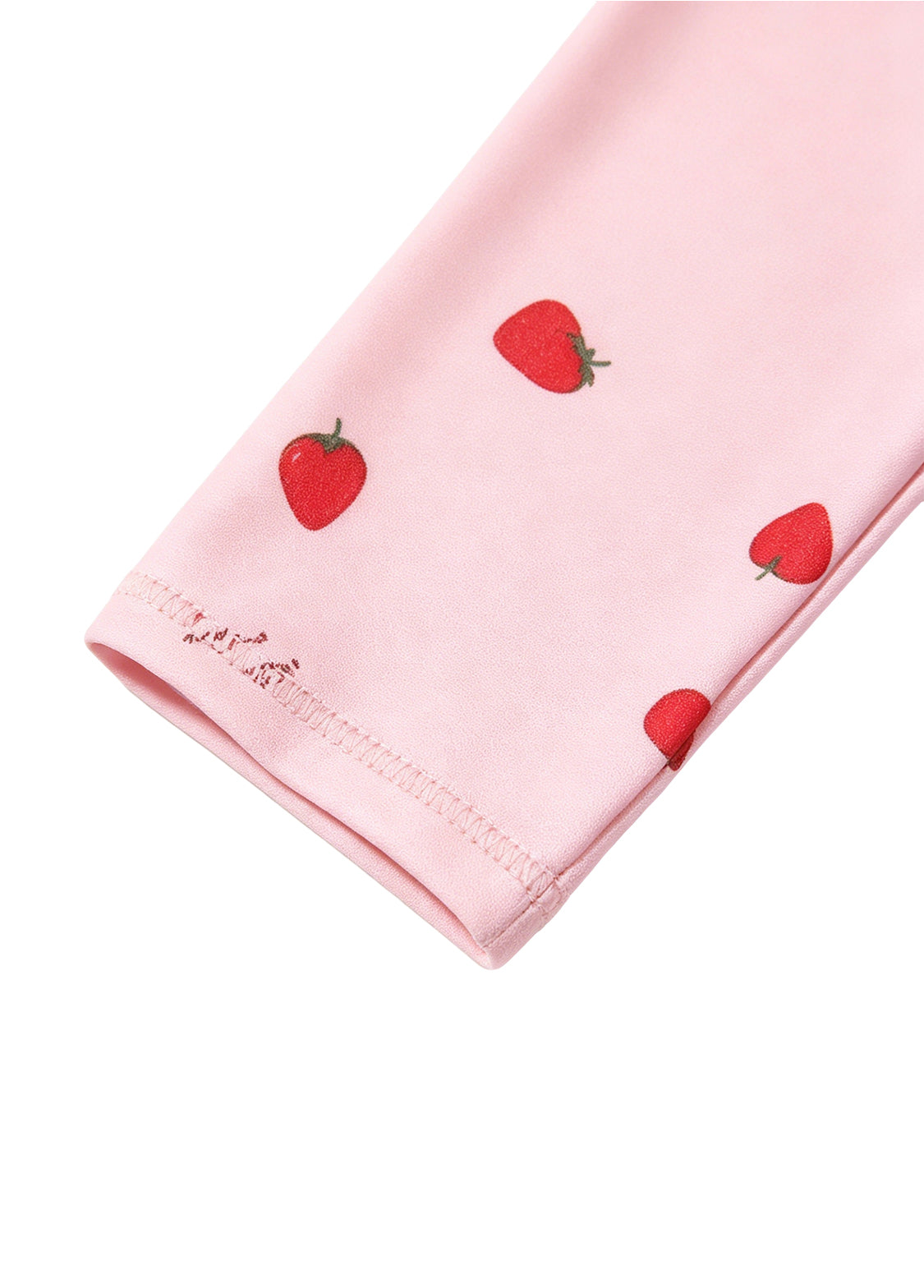 Girls' & Toddlers' Swimsuit — Strawberry Print, One-Piece, Long-Sleeve, Sun-Protective, Quick-Drying