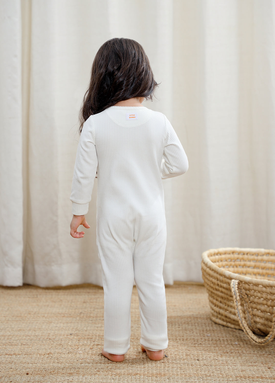 Baby Ribbed Long Sleeve One-Piece Romper