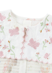 Girls Butterfly Print Cotton Dress
