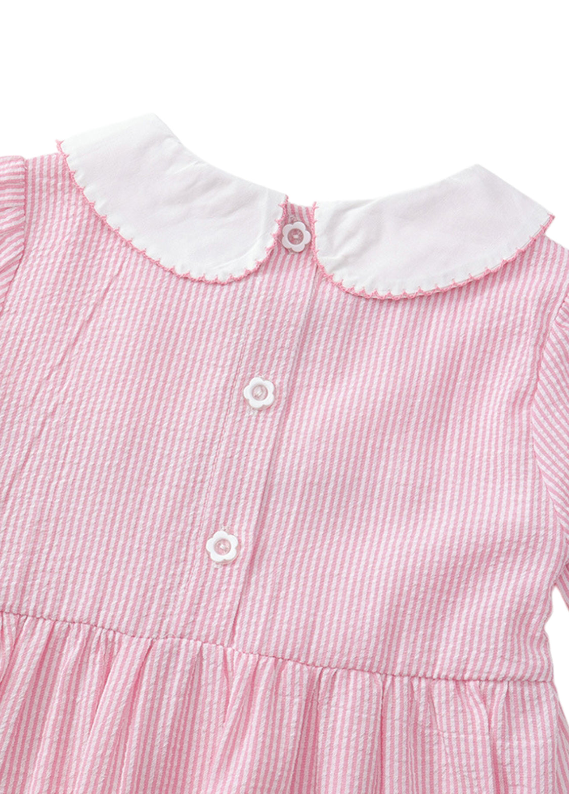 Girls Cartoon Bunny Cotton Blend Dress