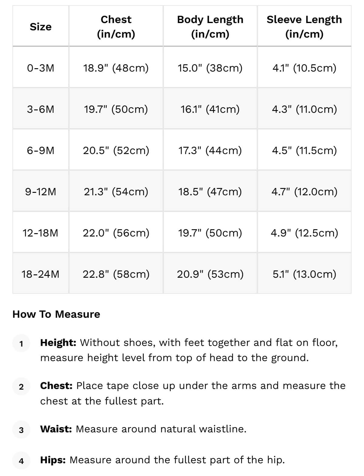Size guide