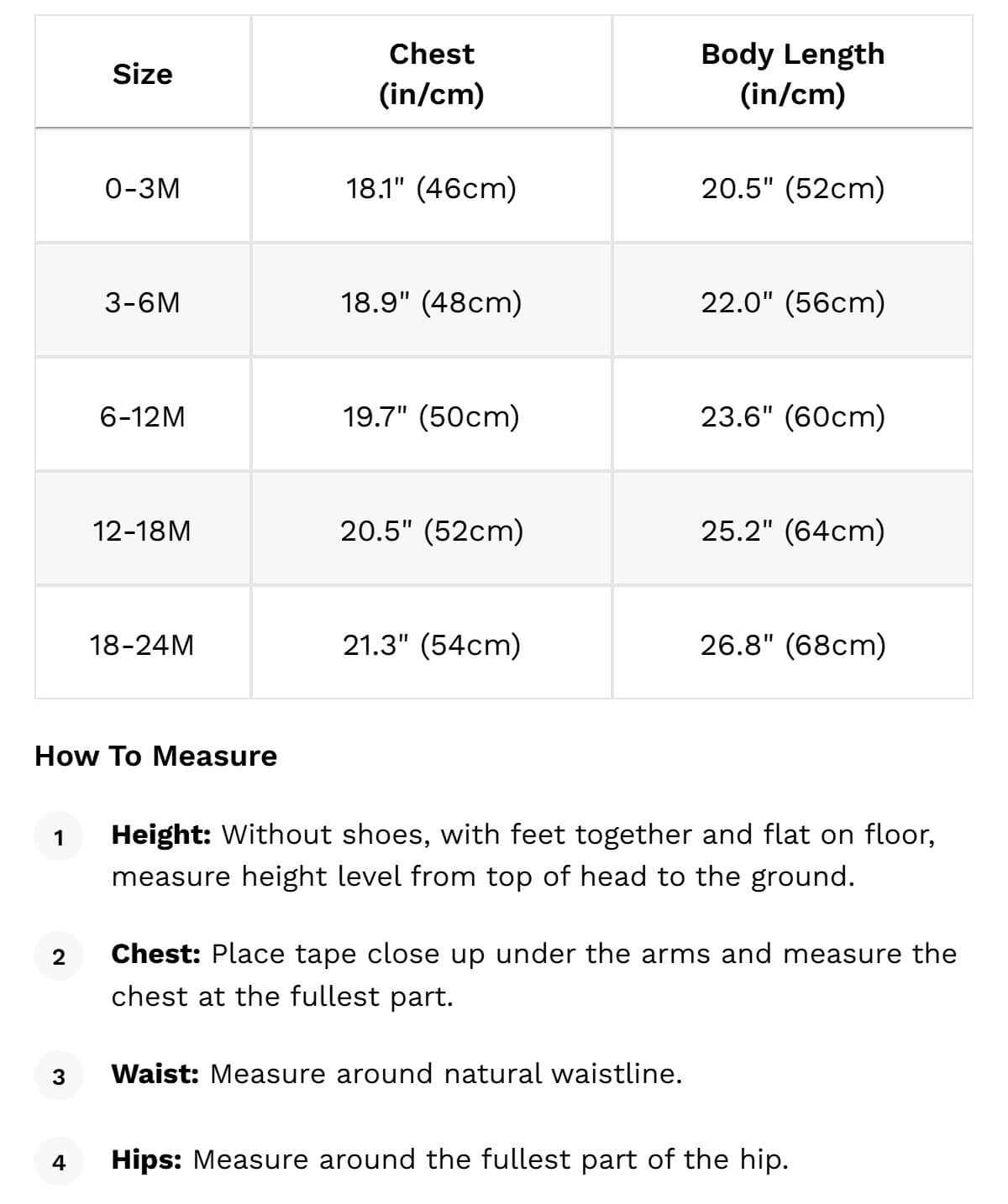 Size guide
