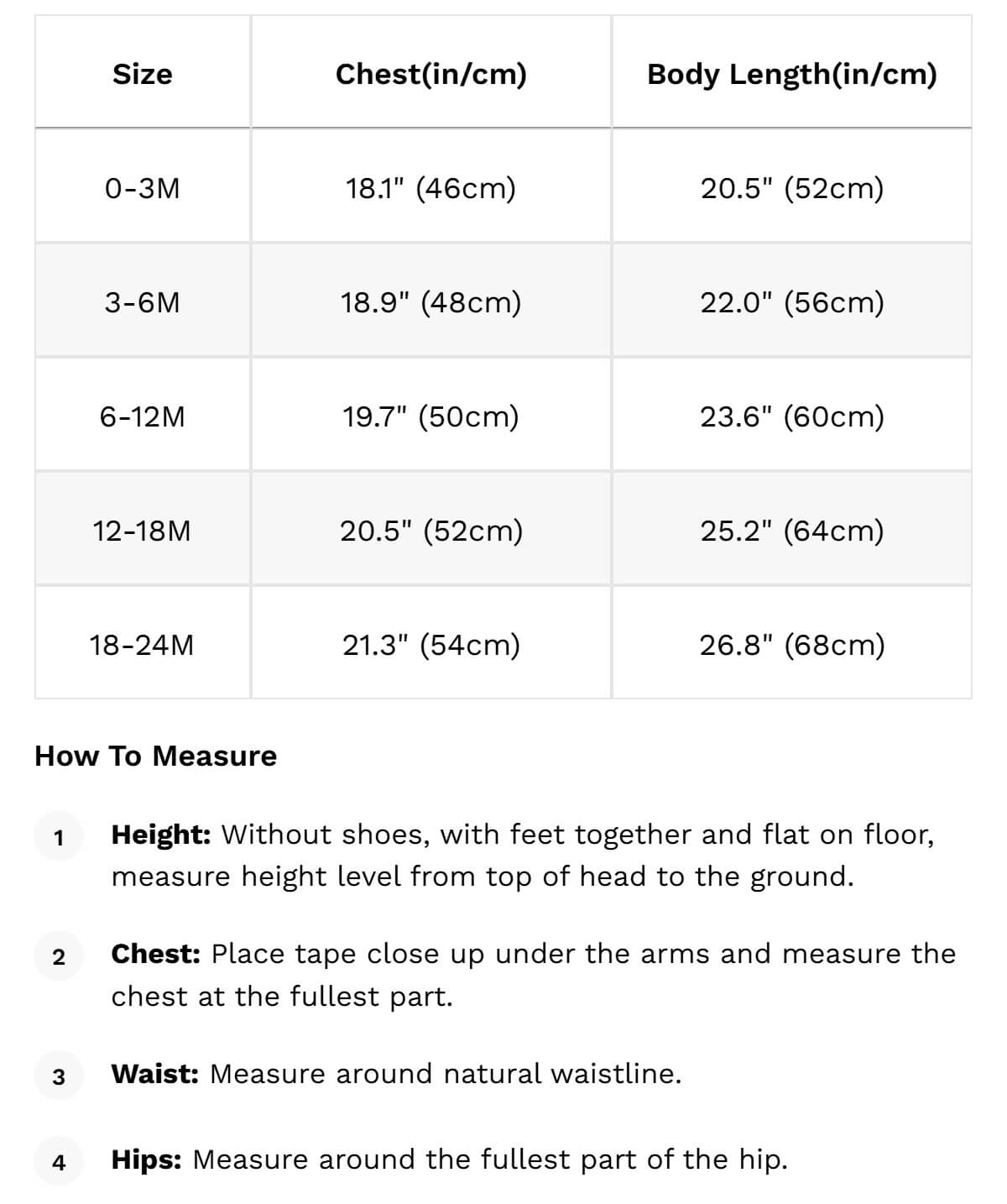 Size guide